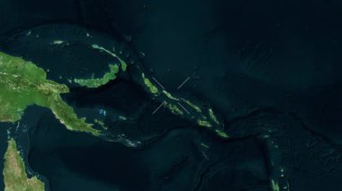 Choiseul, Solomon Adaları 'na yakın uydu. Önizleme. Parıltı.