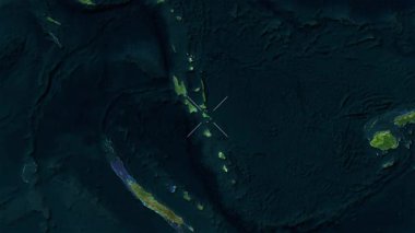 Epi, Shepherd Adaları - Vanuatu yakın çekim - uydu.