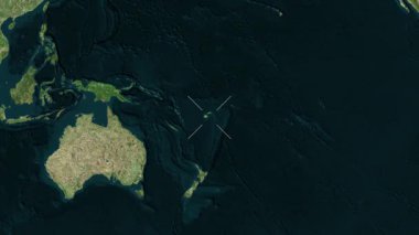 Fiji yakın çekim uydusu. Önizleme.