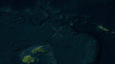 Futuna Adası - Wallis ve Futuna yakın çekim - uydu. Önizleme.