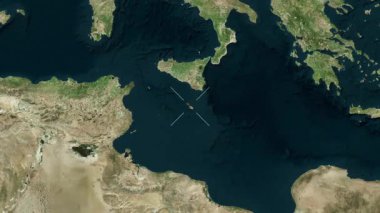 Malta yakın çekim uydusu. Önizleme.