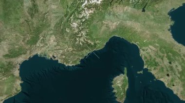 Monako yakın çekim uydusu. Önizleme. Parıltı.