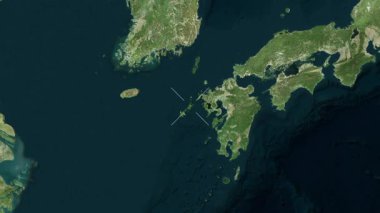 Nakadori Adası - Japonya - Uydu.