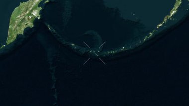 Fare Adaları, Birleşik Devletler yakın çekim uydusu. Parıltı.