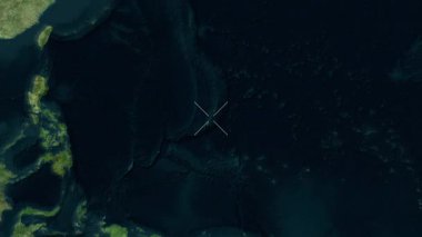 Rota - Kuzey Mariana Adaları - Uydu.