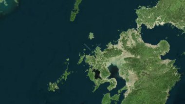 Takashima Adası - Japonya yakın-uydu. Önizleme.