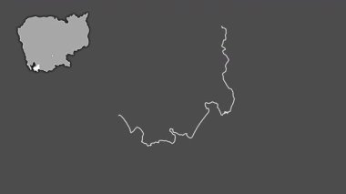 Krong Preah Sihanouk - Kamboçya belediyesi, boşaltılmış ve izole edilmiş.