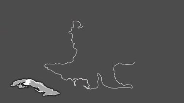 Matanza 'lar, Küba, dışlanmış ve izole edilmiş. Gri Tonlama