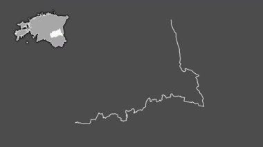 Tartu, Estonya, soyutlanmış ve soyutlanmış. Gri Tonlama