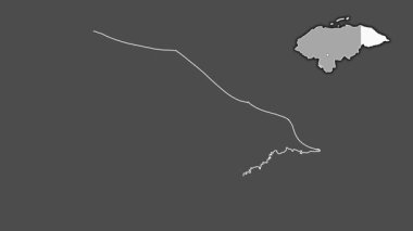 Gracias a Dios, Honduras, çıkarıldı ve izole edildi. Gri Tonlama