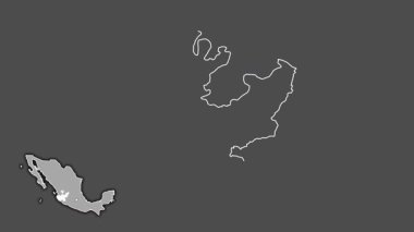 Jalisco, Meksika, dışlanmış ve izole edilmiş. Gri Tonlama