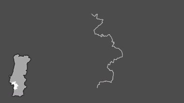 Yerleşik, Portekiz, çıkarılmış ve izole edilmiş. Gri Tonlama