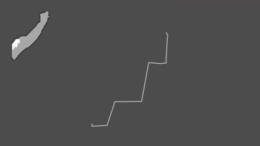 Somaliland 'sız Gedo, Somali, soyutlanmış ve soyutlanmış. Gri Tonlama