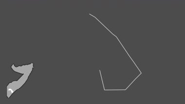 Jubbada Dhexe, Somali, soyutlanmış ve dışlanmış. Gri Tonlama