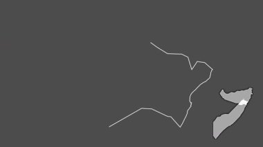 Nugaal, Somali, soyutlanmış ve soyutlanmış. Gri Tonlama