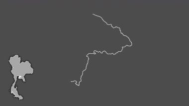 Chon Buri, Tayland, dışlanmış ve izole edilmiş. Gri Tonlama