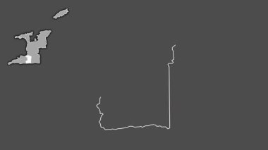Penal-Debe, Trinidad ve Tobago, sürüldüler ve izole edildiler. Gri Tonlama