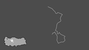 Ankara, Türkiye, Türkiye, dışlandı ve izole edildi. Gri Tonlama