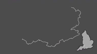 Bath ve Kuzey Doğu Somerset, İngiltere - Büyük Britanya, sürülmüş ve izole edilmiş.