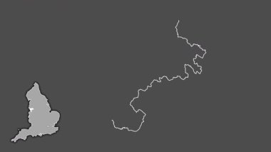 Cheshire West ve Chester, İngiltere - Büyük Britanya, dışlandı ve izole edildi.