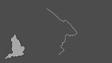 Kuzey Doğu Lincoln, İngiltere - Büyük Britanya, dışlandı ve izole edildi.