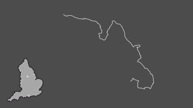Sheffield, İngiltere - Büyük Britanya, dışlanmış ve izole edilmiş. Gri Tonlama