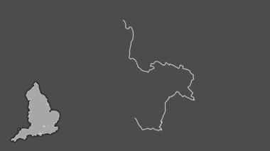 Windsor ve Maidenhead, İngiltere - Büyük Britanya, sürüldü ve izole edildi.