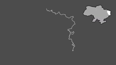 Luhans 'k, Ukrayna, Kırım' la birlikte, dışlanmış ve izole edilmiş. Gri Tonlama