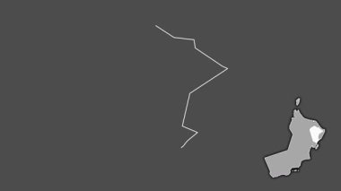 Ash Sharqiyah North, Umman, çıkarıldı ve izole edildi. Gri Tonlama