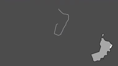 Ash Sharqiyah South, Umman, çıkarıldı ve izole edildi. Gri Tonlama