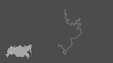 Tataristan, Rusya, boşaltılmış ve izole edilmiş. Gri Tonlama