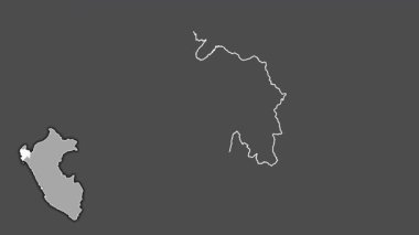 Piura, Peru, soyutlanmış ve soyutlanmış. Gri Tonlama