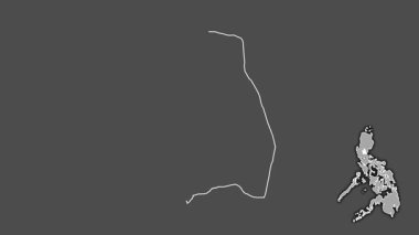 Nueva Ecija, Filipinler, çıkarıldı ve izole edildi. Gri Tonlama