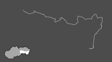 Kosicky, Slovakya, dışlanmış ve izole edilmiş. Gri Tonlama