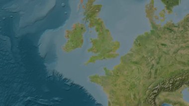 Bristol Kanalı. Uydu haritası. Patterson Silindiri. Konum