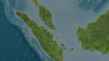 Singapur Boğazı. Uydu haritası. Patterson Silindiri. Konum