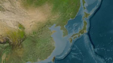 Sarı Deniz. Uydu haritası. Patterson Silindiri. Konum