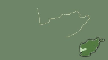 Farah - Afganistan vilayeti, çıkarılmış ve izole edilmiş. Uydu