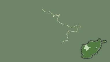 Hirat - Afganistan vilayeti, sürülmüş ve izole edilmiş. Uydu