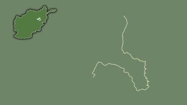Parwan, Afganistan vilayeti, sürülmüş ve izole edilmiş. Uydu