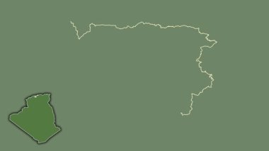 Defla, Cezayir vilayeti, çıkarılmış ve izole edilmiş. Uydu