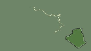 Annaba - Cezayir vilayeti, çıkarılmış ve izole edilmiş. Uydu