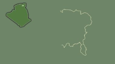 Batna - Cezayir vilayeti, çıkarılmış ve izole edilmiş. Uydu