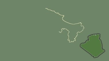 Bejaia - Cezayir vilayeti, çıkarılmış ve izole edilmiş. Uydu