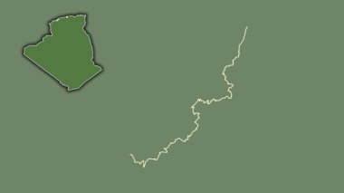 Mostaganem - Cezayir vilayeti, çıkarılmış ve izole edilmiş. Uydu