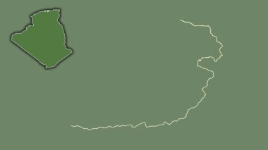 Tizi Ouzou - Cezayir vilayeti, sürüldü ve izole edildi. Uydu