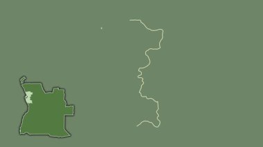 Bengo - Angola vilayeti, çıkarılmış ve izole edilmiş. Uydu