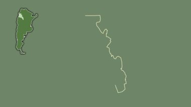 Catamarca - Arjantin vilayeti, çıkarılmış ve izole edilmiş. Uydu