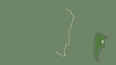 Entre Rios - Arjantin vilayeti, dışlanmış ve izole edilmiş. Uydu