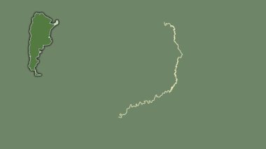 Misiones, Arjantin vilayeti, boşaltılmış ve izole edilmiş. Uydu